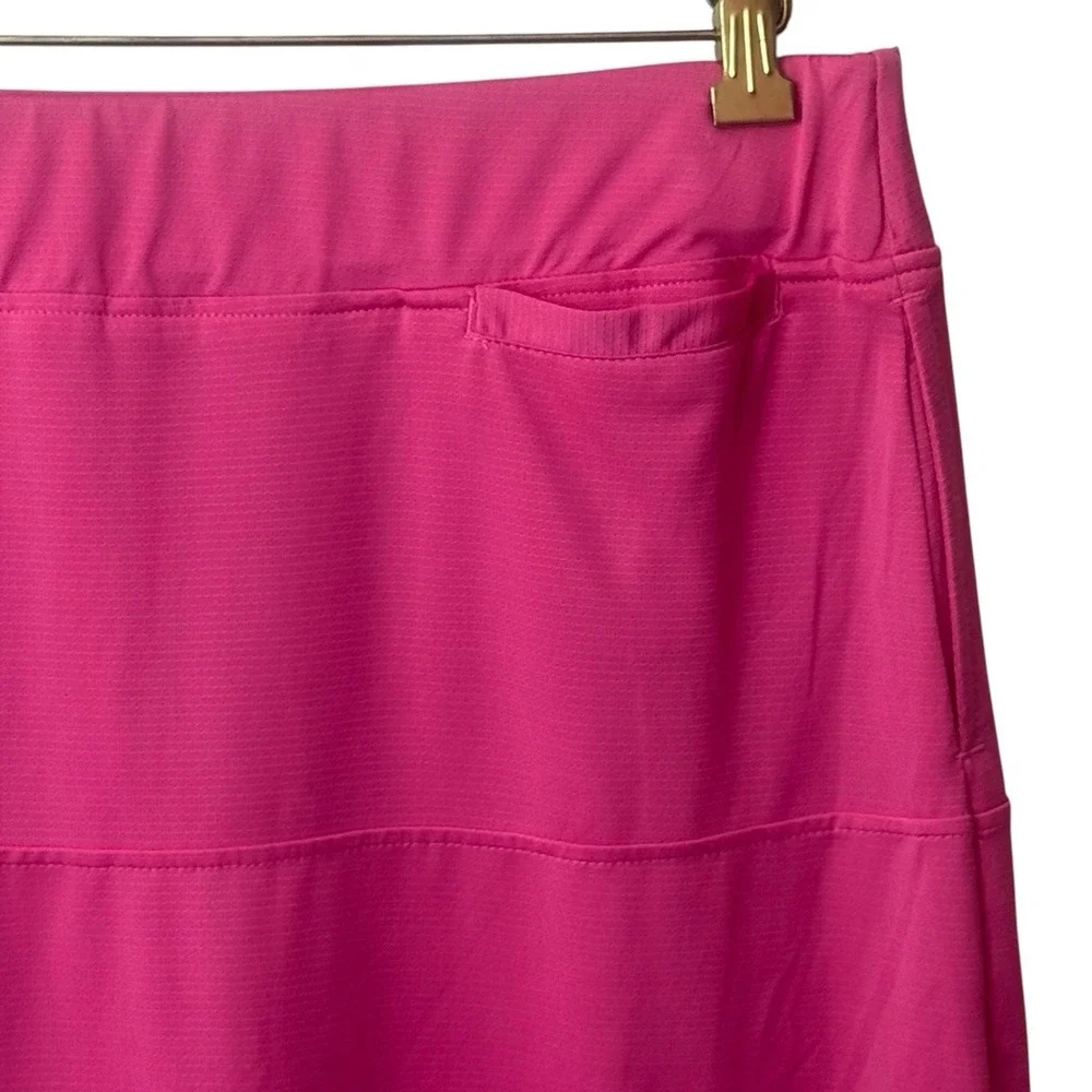Court‎ Haley Tiered Mesh Pink Skort Athletic Tennis Golf Feminine Preppy L